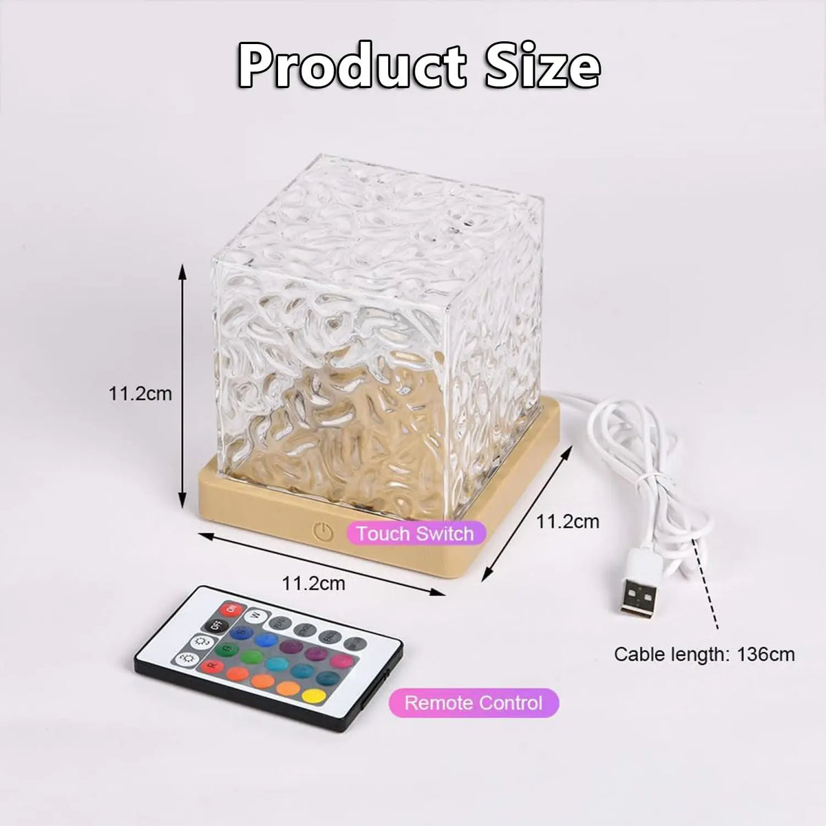Dimensions de la lampe
